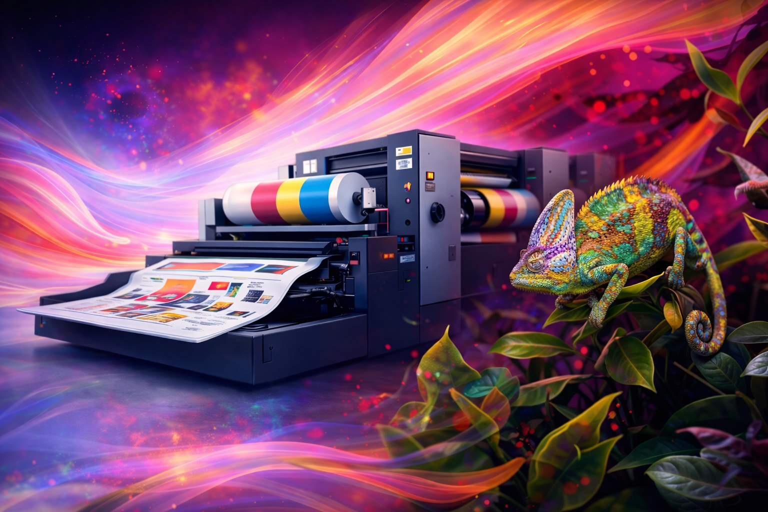 Materiais gráficos com acabamento profissional